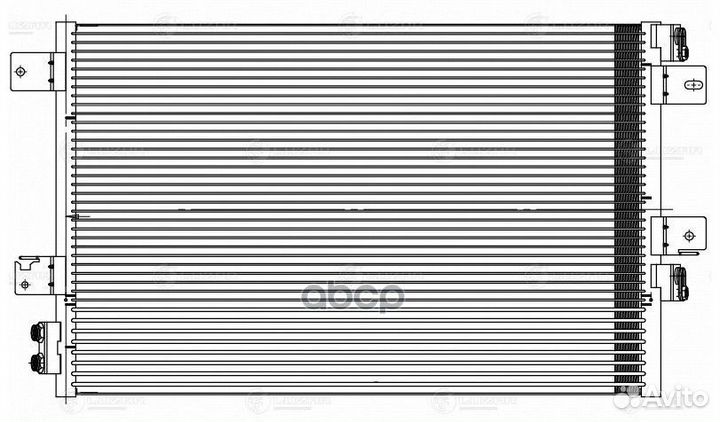 Радиатор кондиц. для а м dodge caliber (06) AT
