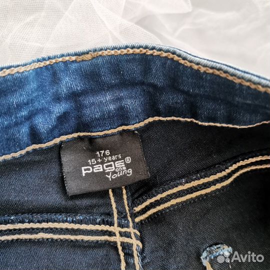 Шорты джинсовые S, 42-44 Германия высокая посадка