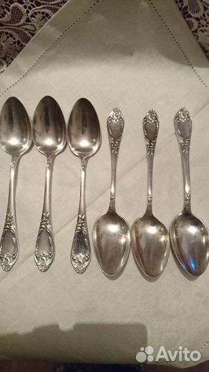 Мельхиоровые столовые приборы 