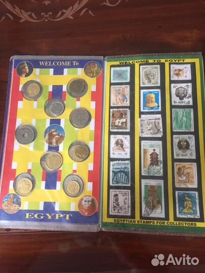 Монеты и марки Египта
