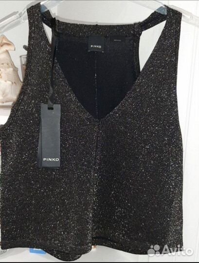 Pinko топ люрекс