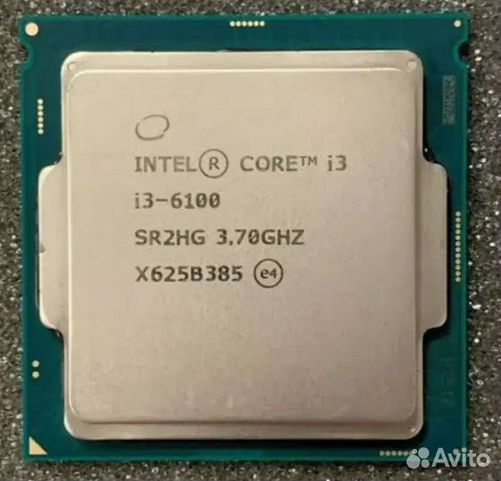 Процессор intel core i3 6100 (3.70 GHZ) на LGA1151