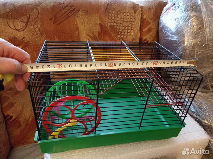 Клетка для грызуна с колесом и лесенкой
