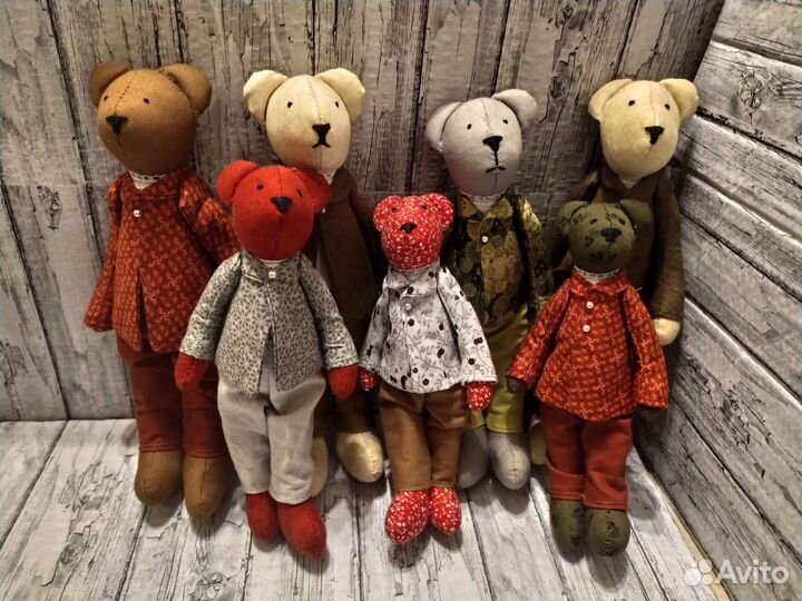 Игрушки Мишка Тильда в костюме