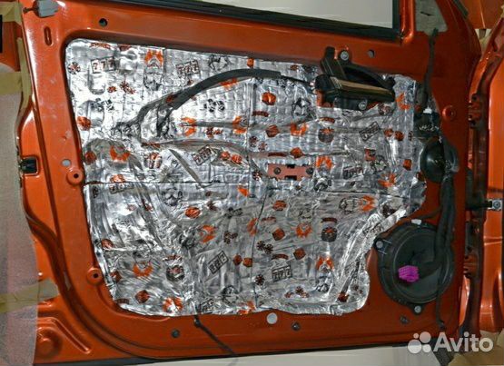 Шумоизоляция дверей 