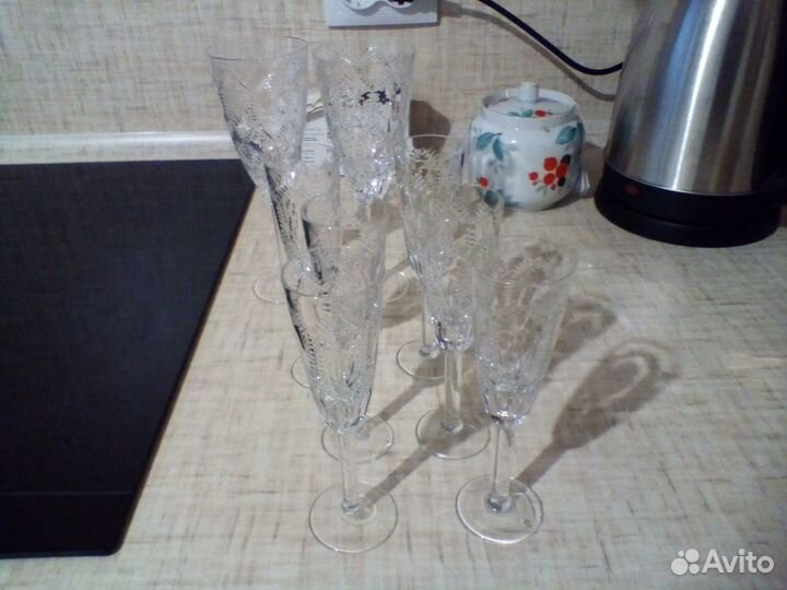 Бокалы для вина времен СССР