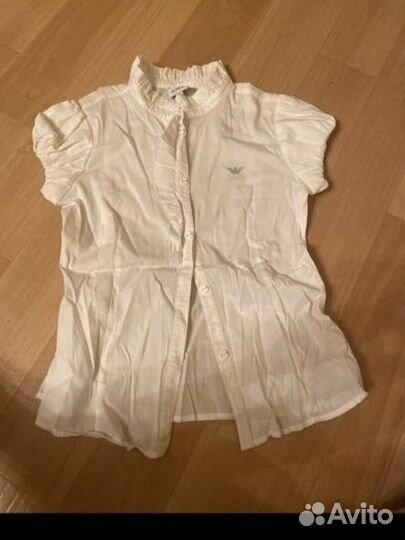 Школьная блузка для девочки Armani Junior