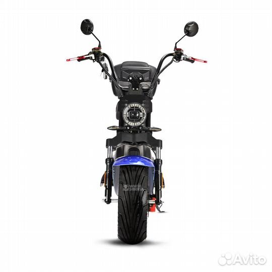 Электроскутер White Siberia Black Sea (Blue) 5000W