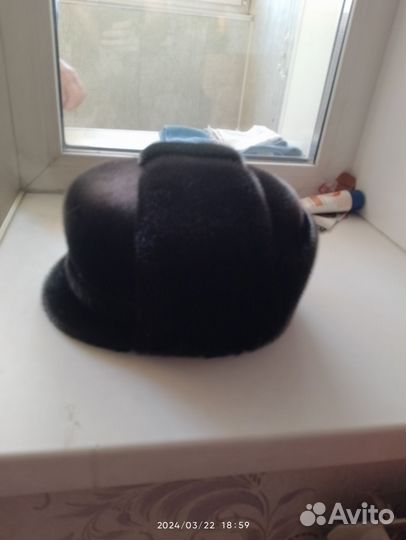 Норковая мужская кепка