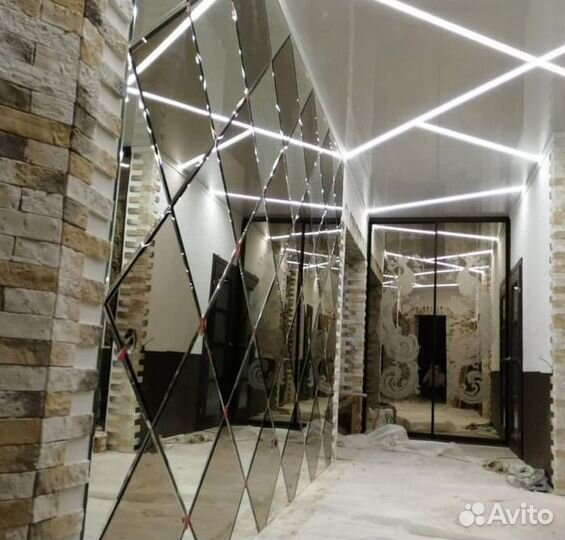 Плитка мозаика зеркальная