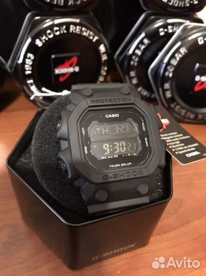 Часы наручные спортивные черные G-shock