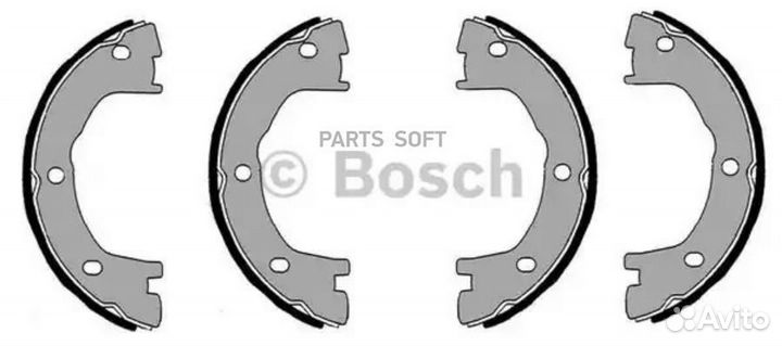 Bosch F026008001 Колодки торм.бараб.ручн.торм. 172