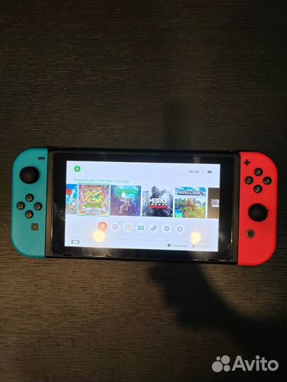 Nintendo switch rev 2 прошитая 128Gb