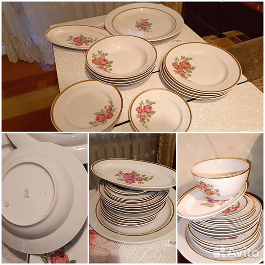 Сервиз столовый СССР Дулево