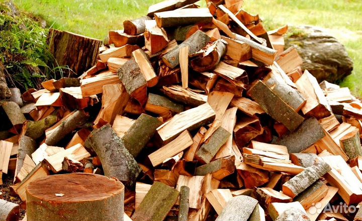 Крупнонаколотые дрова