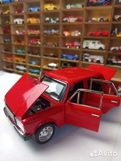 Металлическая машинка модель ваз 2107