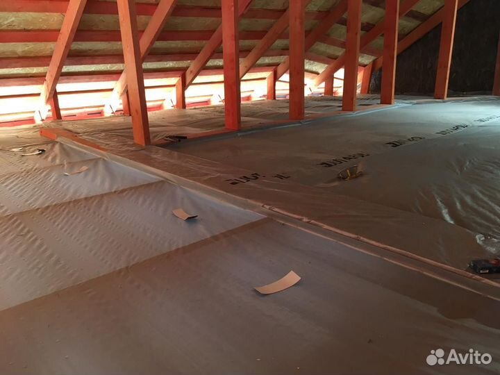 Утепление дома эковатой