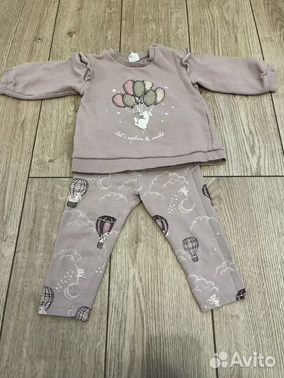 Вещи пакетом на девочку 80