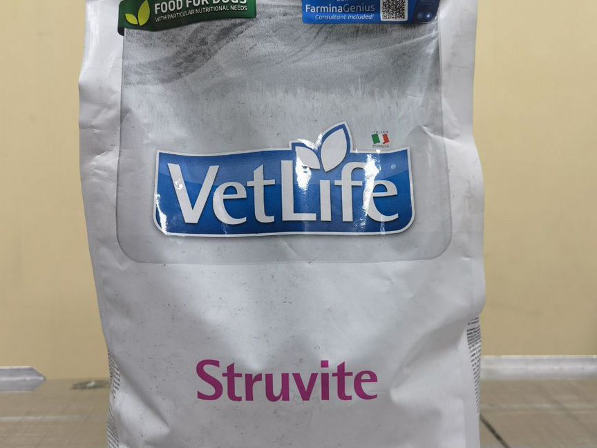 Корм Farmina Vet Life Struvite для собак, 2 кг