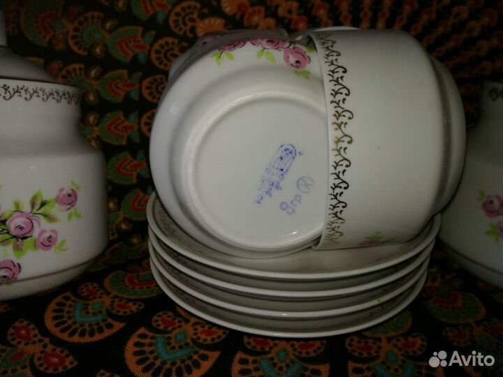 Сервиз чайный советский, Рига