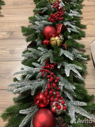 Новогодние украшения на дверь буквой П