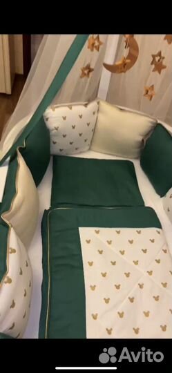 Бортики в детскую кроватку