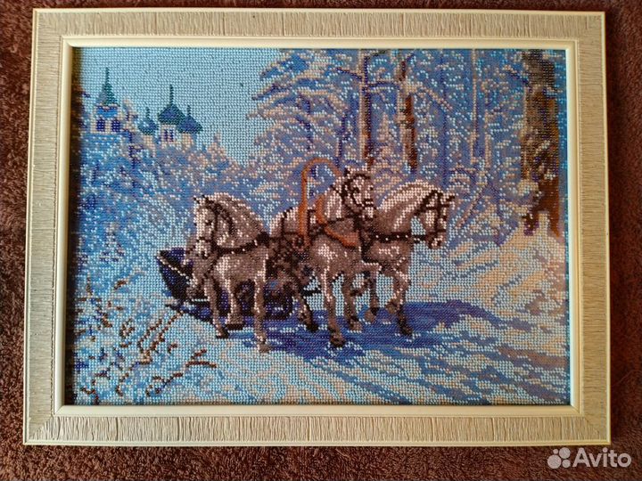 Картины бисером