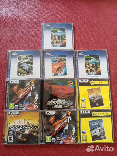 Need for Speed в пленке и без, коллекция