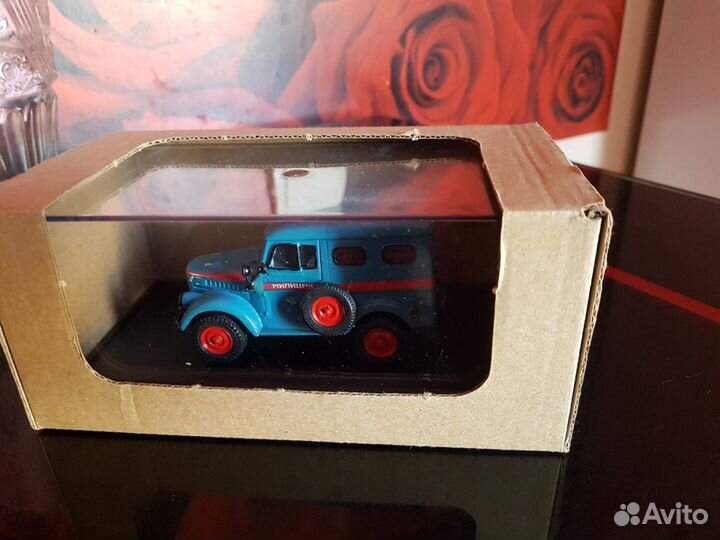 Газ 69 Милиция 60 е годы 1/43