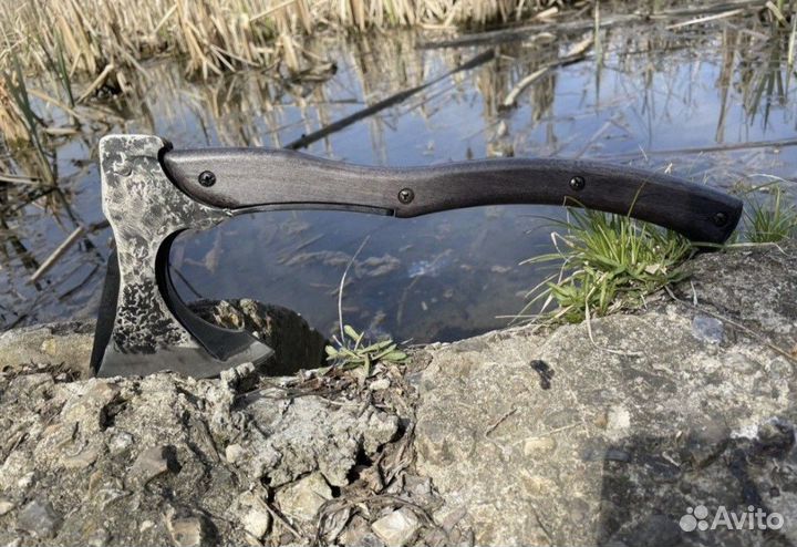 Топор «Варяг» с кожаным чехлом