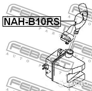 Febest NAH-B10RS Патрубок воздушного фильтра