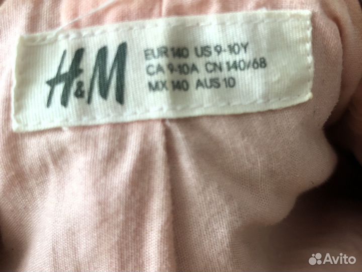 Куртка H&M из экокожи на девочку 9-11 лет