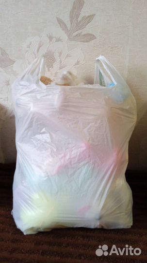 2 пакета с мягкими игрушками