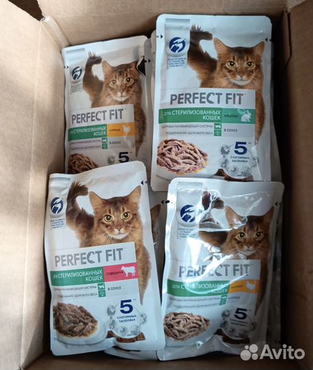 Корм для кошек влажный perfect fit