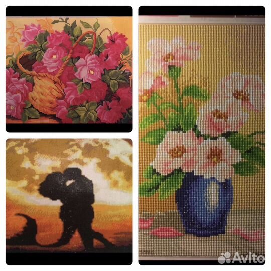 Готовые картины алмазная мозаика