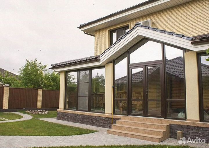 Остекление частного дома