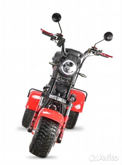 Электротрицикл White siberia ikra 5000W RED