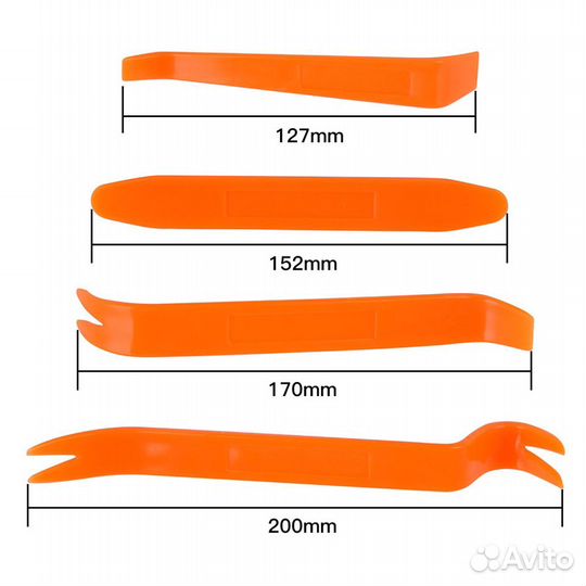 Набор для снятия обшивки салона автомобиля