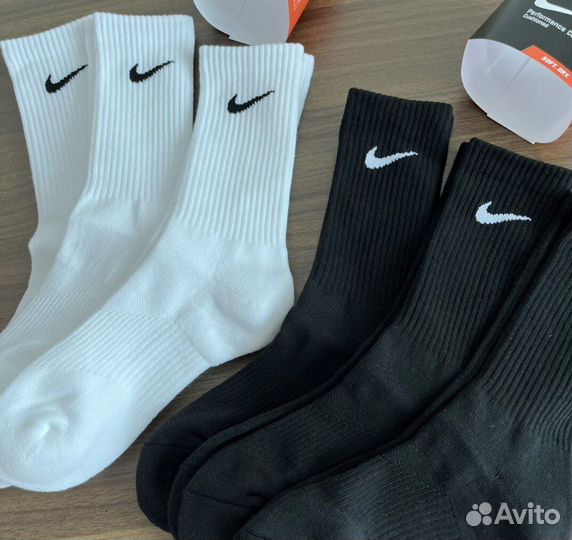 Носки Nike высокие Микс 3 в 1