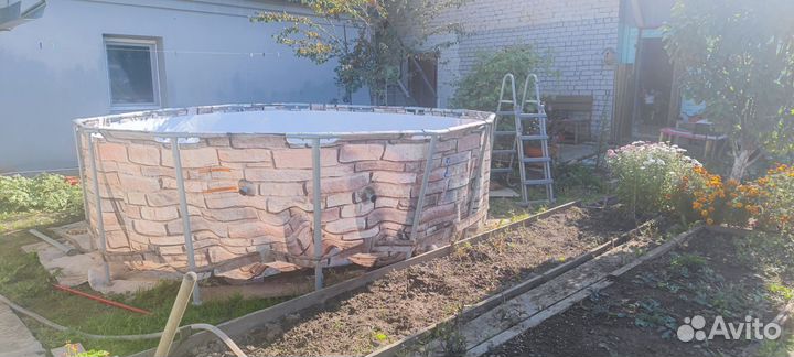 Каркасный бассейн Ротанг Bestway 427х122 см