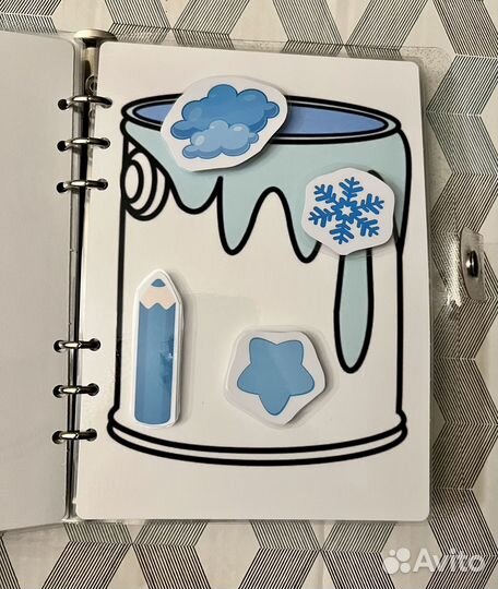 Развивашки на липучках цвета