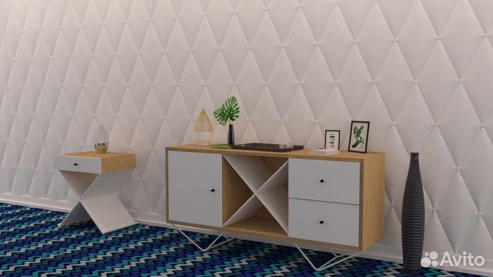 Гипсовая 3D панель 