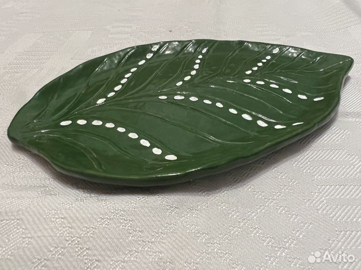 Тарелочка для украшений из глины