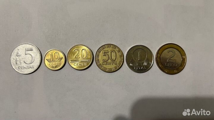 Монеты Литва старые
