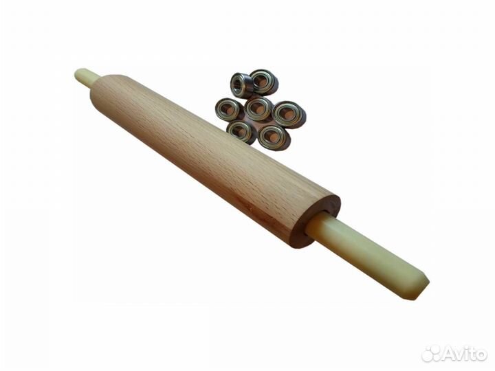 Маленькая скалка для теста деревянная