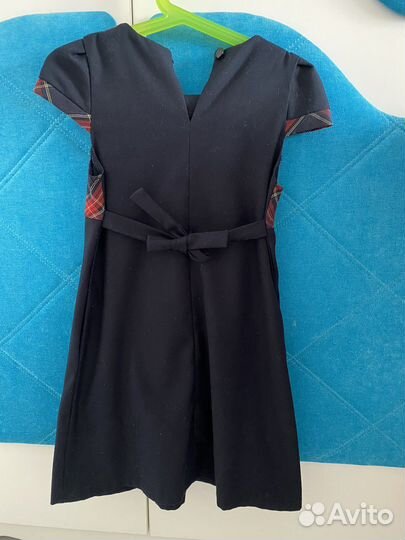 Школьная форма в красную клетку