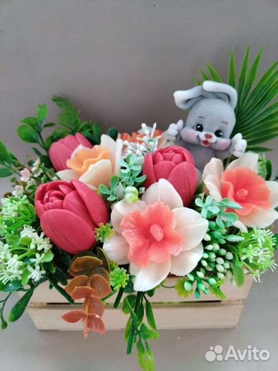 Букет из мыла