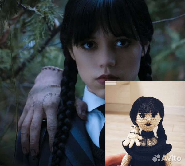 Кукла Wednesday (Аддамс Вэнсдей) Венсдей
