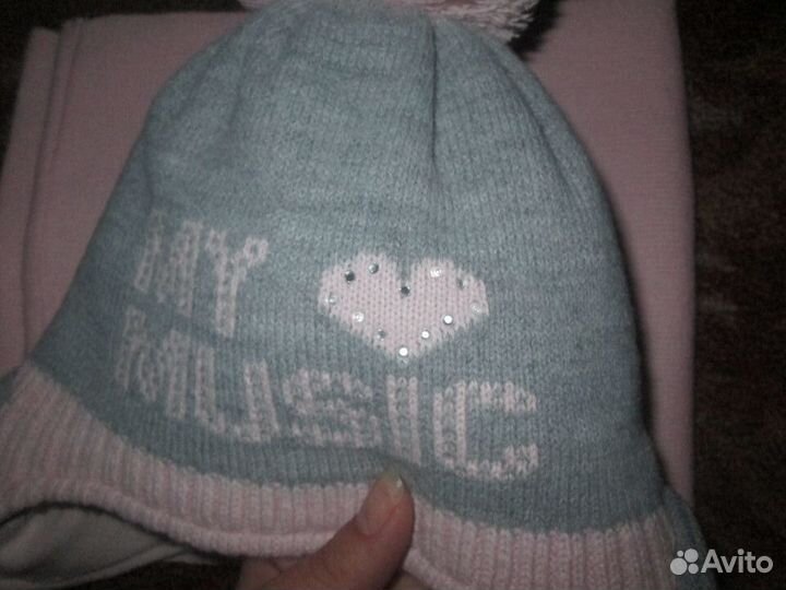 Шапка с шарфом - комплект