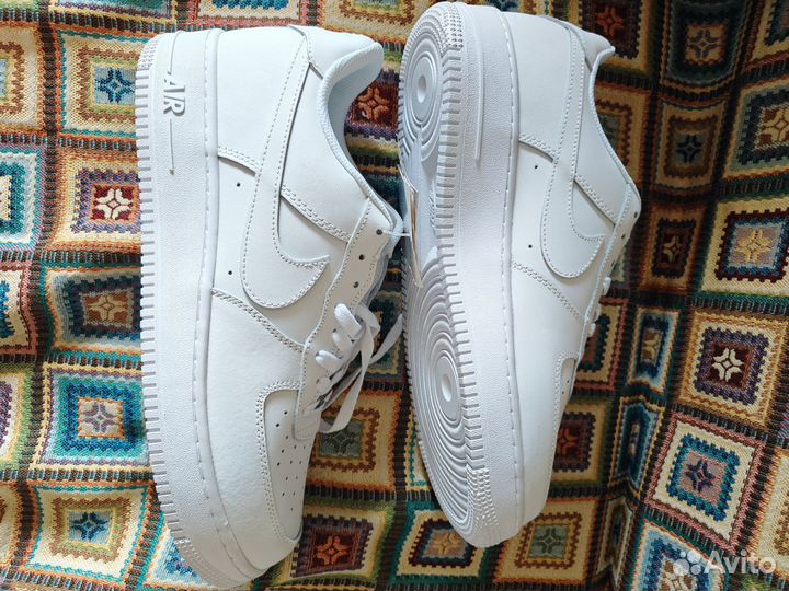 Кроссовки мужские Nike air force 1, 47 рр, белые